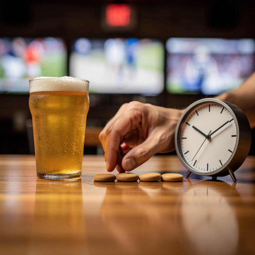The Friendly Tavern San Diego sports bar with multiple screens showing live games and a lively crowd